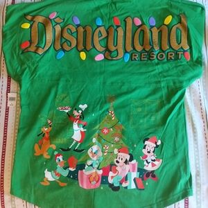 Green Disneyland Resort Holiday Shirt- 2 Jerseys